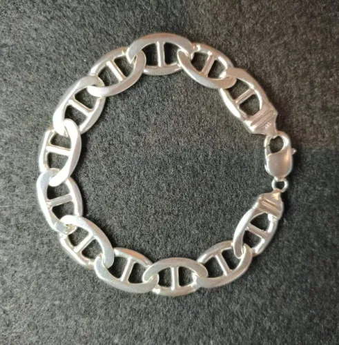 Pulseira Prata 925 (12mm) - 33 gramas