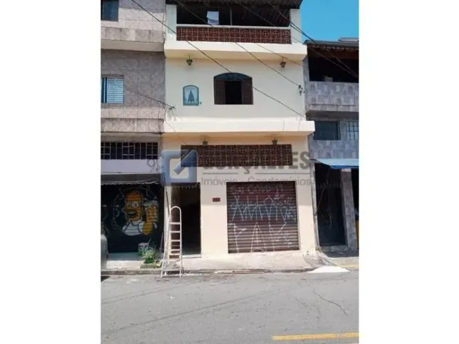 Sobrado 3 Quartos em Diadema Centro - Residencial/Comercial, R$480.000