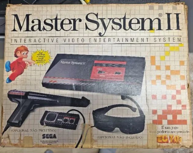 Master System II na cx funcionando