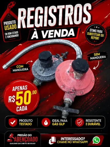Registro usados funcionando perfeitamente r$ 50 cada passamos cartão