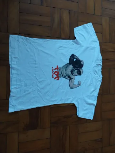 camisetas malha 3 unidades R$ 12