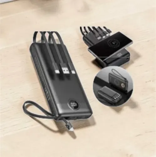 Carregador Portátil Digital 10000mAh para Celular