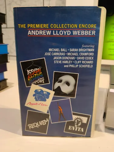 Fita VHS Andrew Lloyd Webber - The Premiere Collection Encore (Original) 