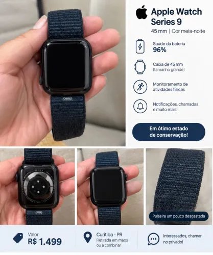 Apple Watch Series 9 - 45 mm
