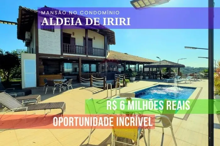 Casa à venda: Condomínio Aldeia de Iriri, Anchieta, ES