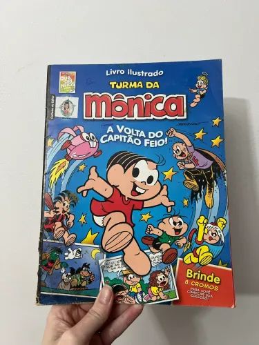 Álbum de figurinhas turma da mônica