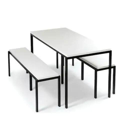 mesa para refeitorio com bancos nova a pronta entrega 1,8x0,8