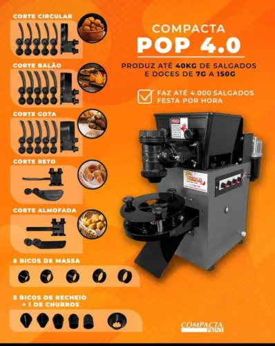 Máquina de Salgados e Doces Compacta pop