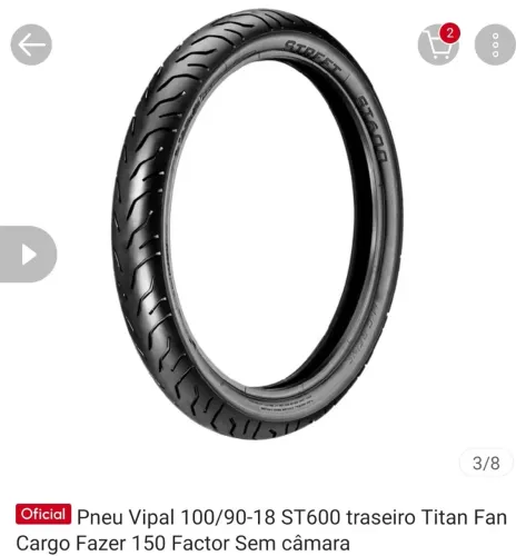 PNEU VIPAL 100 \ 90 \ 18 M\C 56P
