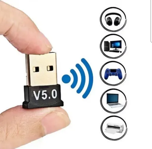 Adaptador Bluetooth USB para PC e Notebook | Windows 10/11.