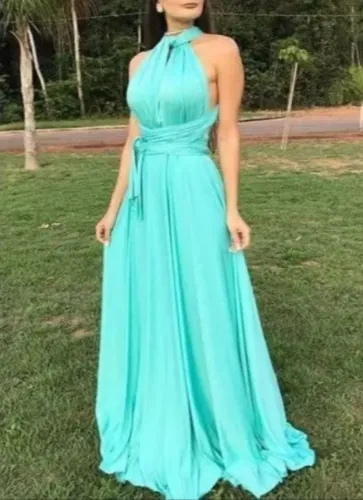 Vestido longo Tiffany