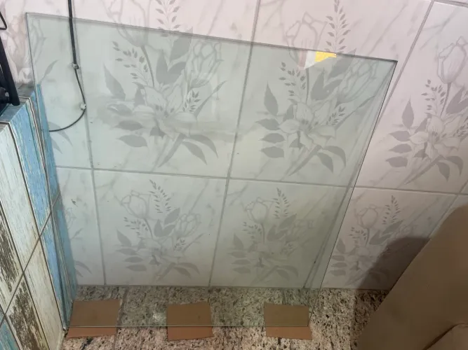 Tampao de vidro para mesa