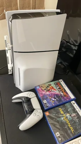 Ps5 Edição Slim Disco 1tb + Jogos