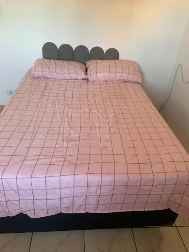 Cama box de casal + colchão