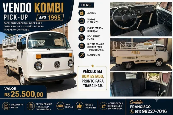 Volkswagen Kombi Pick-up 1995