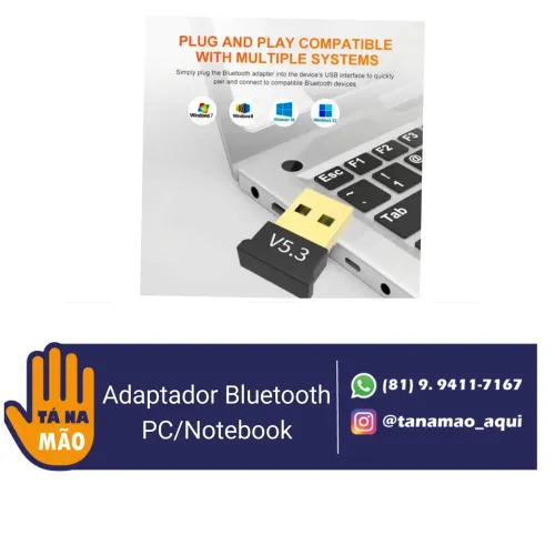 Adaptador Bluetooth 5.3 - PC/Notebook