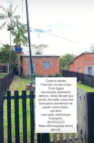 Vende-se essa casa no bujari acre