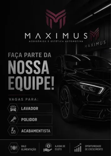 OFERTA DE VAGA PARA ESTÉTICA AUTOMOTIVA