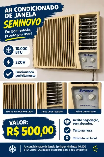 Ar condicionado 10.000Btu 220v