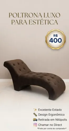 Poltrona Luxo para estética