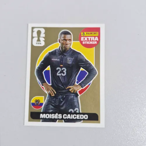Figurinha MOISÉS CAICEDO LEGEND GOLD