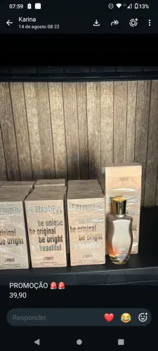 Perfumes na promoção