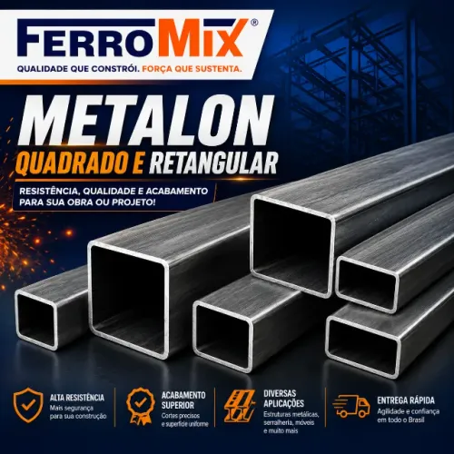 Materiais em Ferro e Aço para Construção e Serralheria - Entrega rápida e Parcelamento