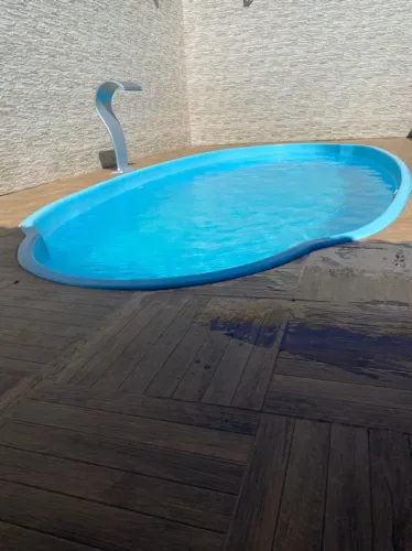 Piscina de fibra 7 metros linha cristal 7 metros
