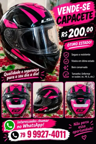 Vendo capacete!