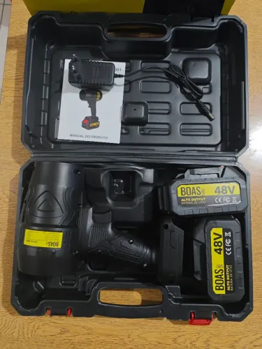 Soprador De Folhas FORTE 2 Baterias NOVO Soprador De Ar A Bateria Turbo Completo Potente