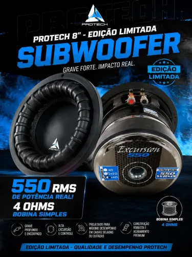 Subwoofer Protech Edição Limitada