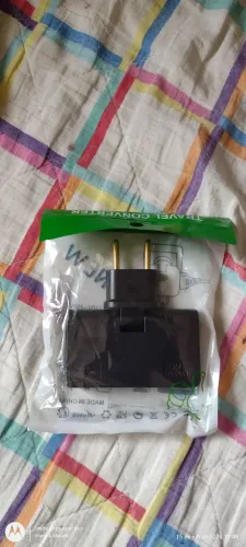 plug adaptador chato dobrável
