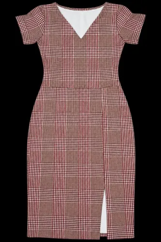 Vestido quadriculado