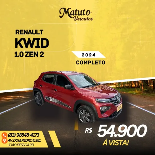 Renault Kwid Zen 1.0 Flex 12V 5P Mec. 2024