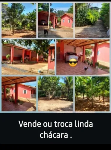 Troca ou vende linda chácara 