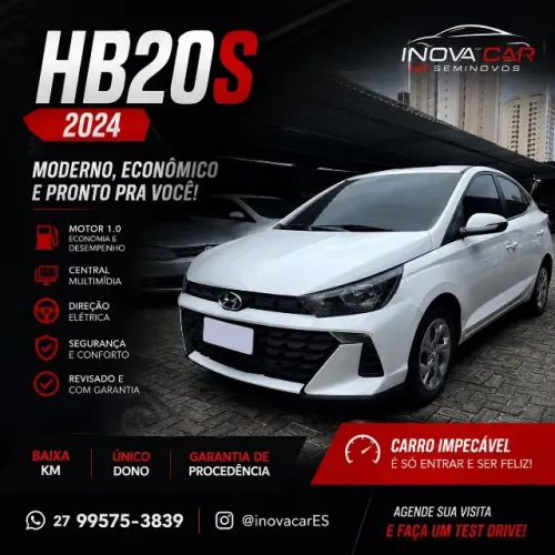 Hyundai HB20S Comfort Plus 1.0 Flex 12V Mec. 2024