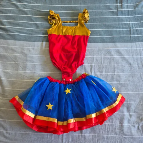 Fantasia infantil mulher maravilha 