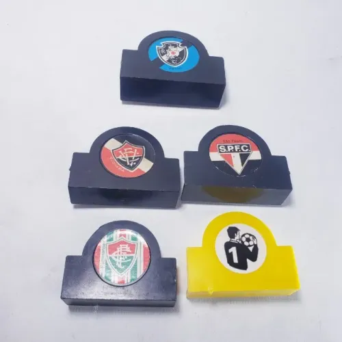 Antigo jogo futebol de botão lote de goleiros anos 80