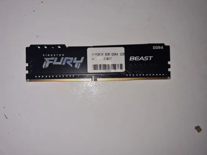 Memória RAM 8gb DDR4 Kingston 2400MHz