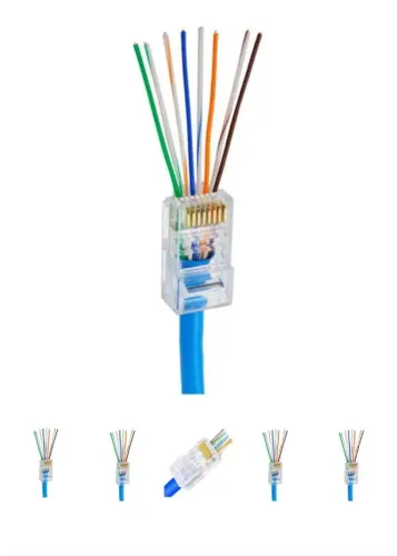 Conector Plug Rj45 Ez Vazado Cat5e