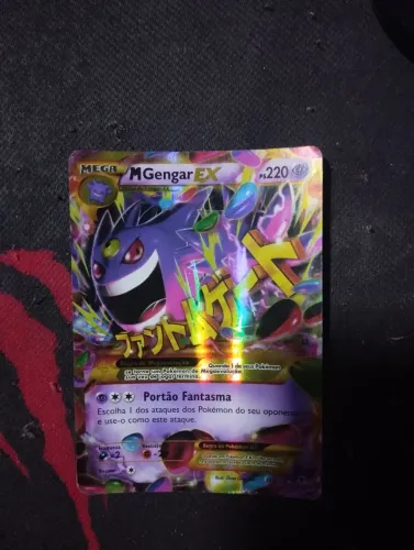 Carta pokémon Mega Gengar Ex (121/119)