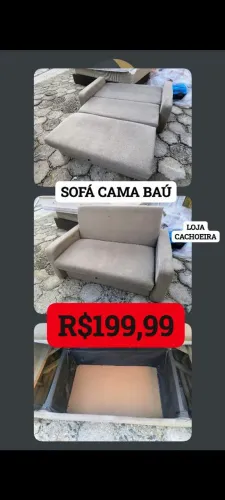 Sofá cama baú 