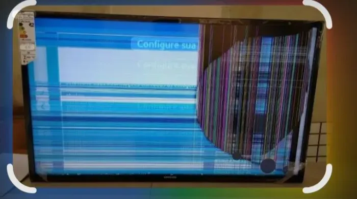 Vende TV 50 polegadas Samsung  hom tela quebrada  para  tirar peças 