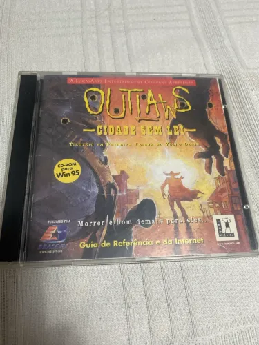 Jogo PC Outlaws - Cidade Sem Lei LucasArts Entertainment Company Original 