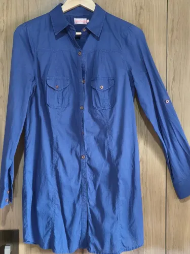 Vestido camisa ou chemise feminina