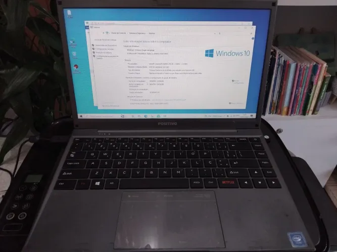 Notebook Positivo N4000 Celeron 4GB hd500gb win10
