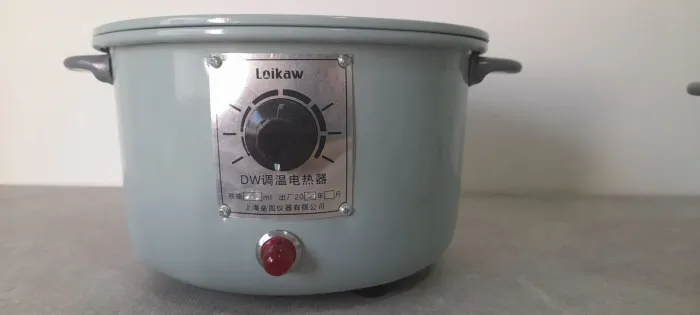 Vendo manta de aquecimento para balão de vidro redondo de 500ml.