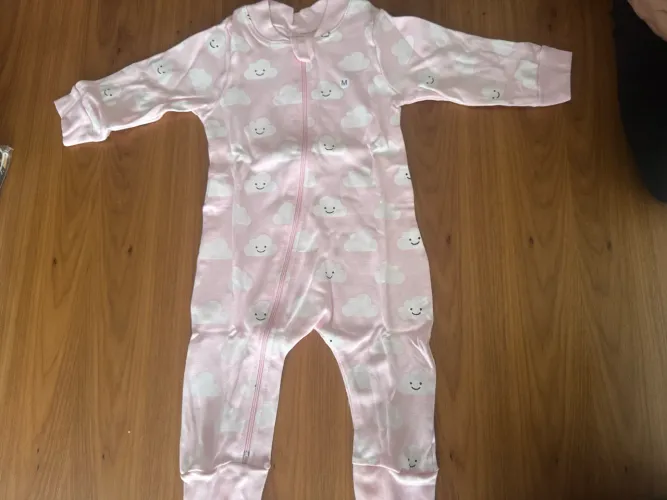 Macacão rosa infantil bebê