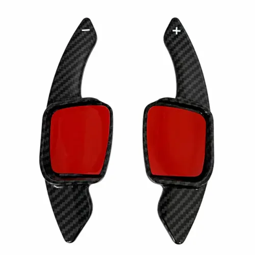 Extensor Paddle Shift VW Nivus Polo Golf T-Cross Efeito Carbono