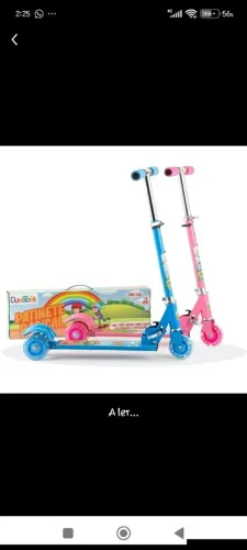 Patinete infantil todo de ferro